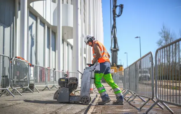 Travaux parvis sud